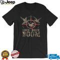 “Duck Duck Boom” Waterfowl Hunting Crosshairs Silhouette T Shirt