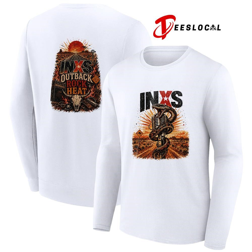 INXS outback rock heat graphic shirt
