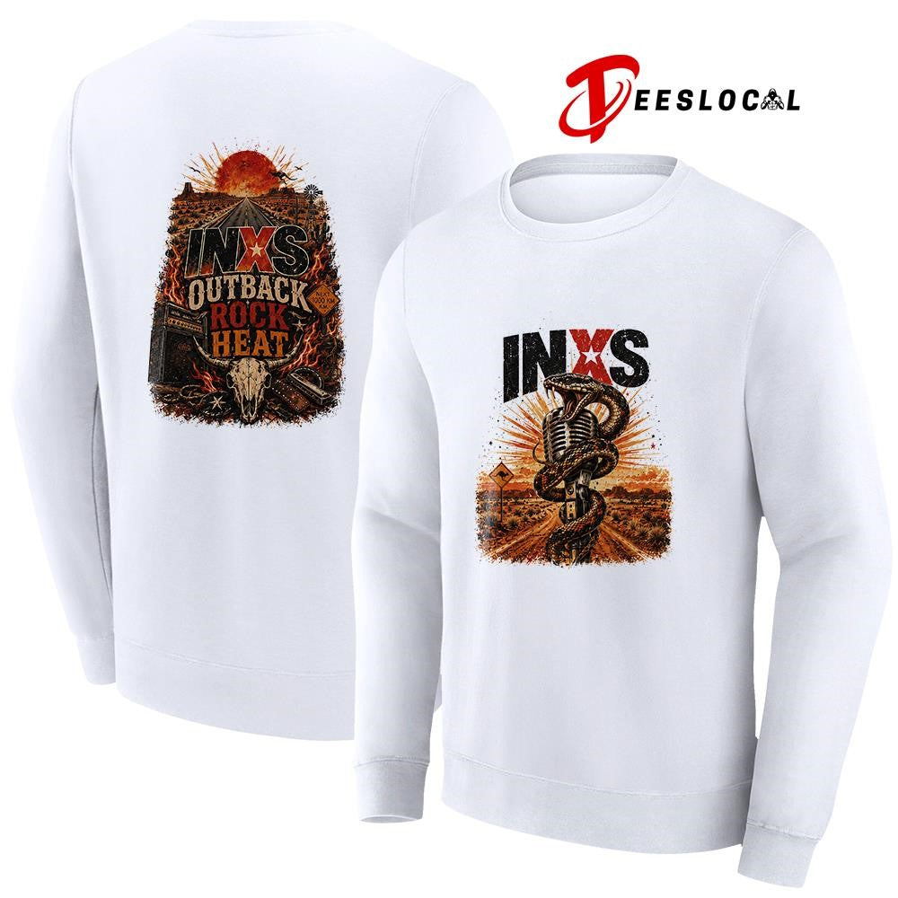 INXS outback rock heat graphic shirt