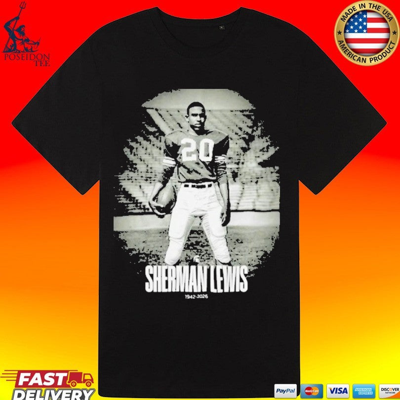 Rip Sherman Lewis 1942-2026 T-shirt