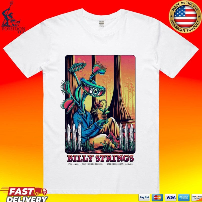 Billy Strings April 14 2026 First Horizon Coliseum In Greensboro Nc T-shirt