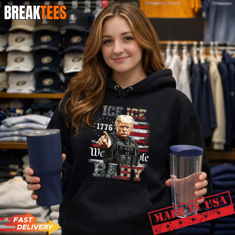 Ice Ice Baby Funny Trump Vintage Shirt