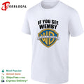 If you see Wemby warn a brother WB studio shield parody humor shirt