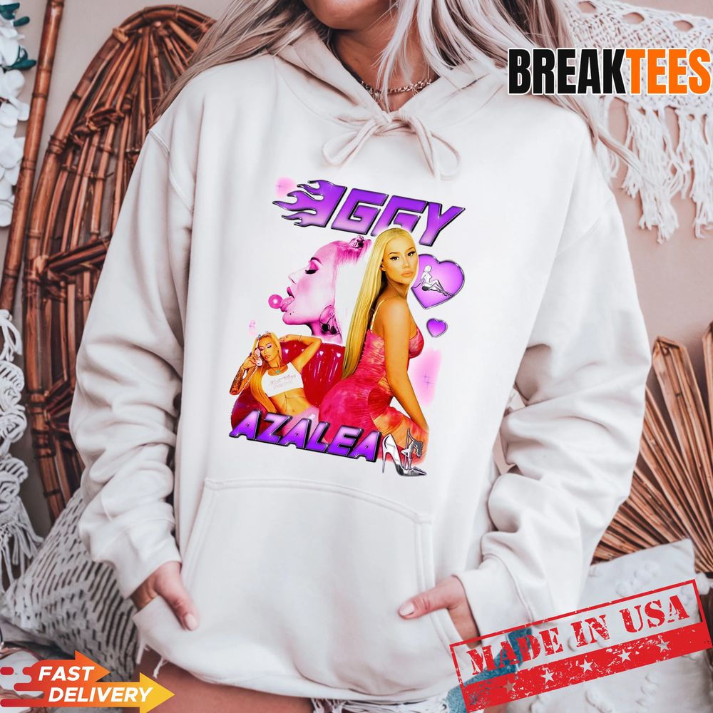 Iggy Azalea Vintage Bootleg Rapper Graphic T-Shirt