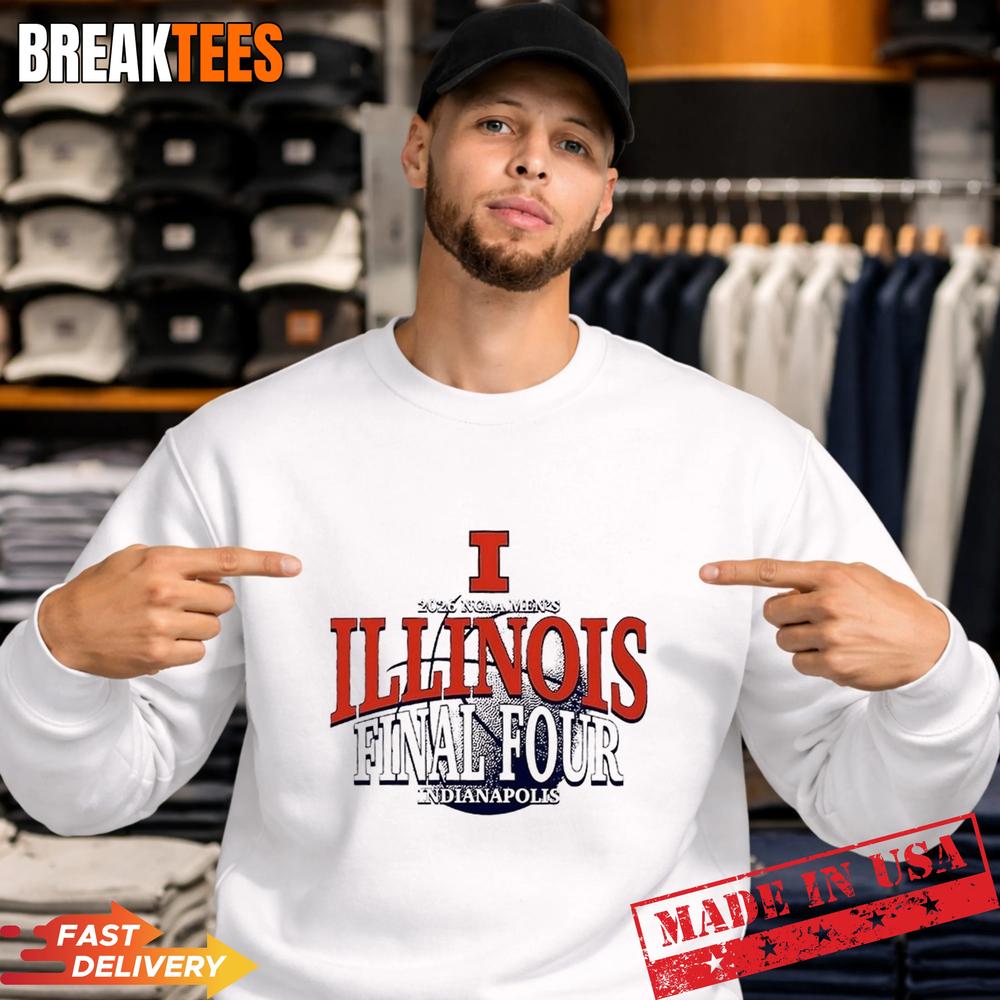 Illinois Basketball 2026 Final Four Indianapolis T-Shirt