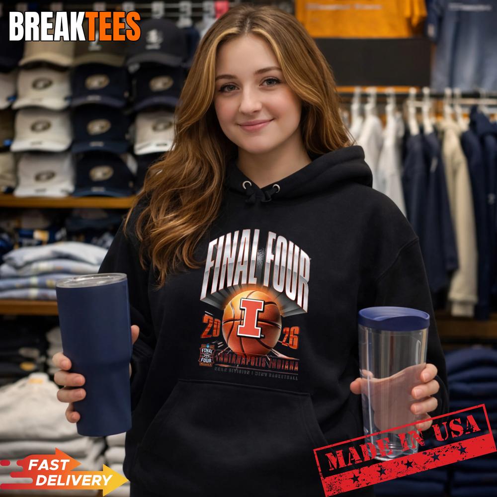 Illinois Fighting Illini 2026 NCAA Men’s Basketball Tournament March Madness Final Four Shirt
