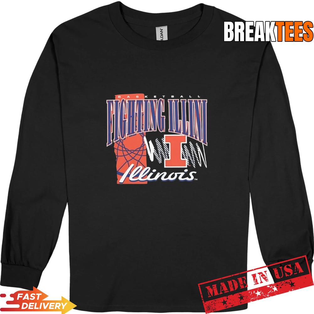 Illinois Fighting Illini Basketball Logo Shirt