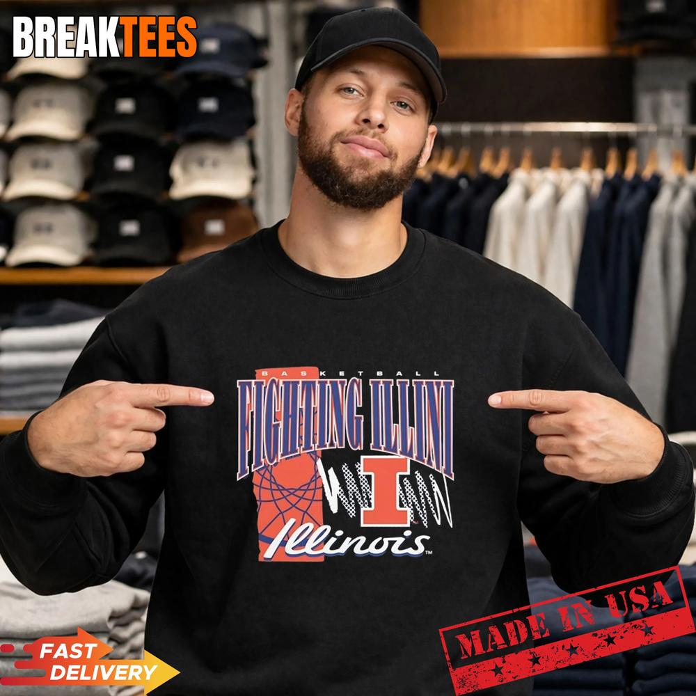 Illinois Fighting Illini Basketball Logo Shirt