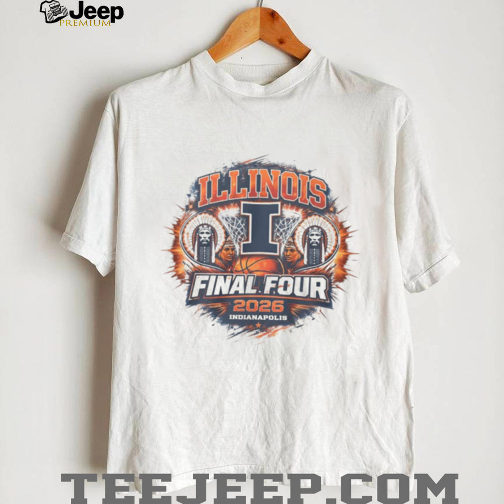 Illinois Fighting Illini Final Four 2026 Indianapolis Basketball T Shirt