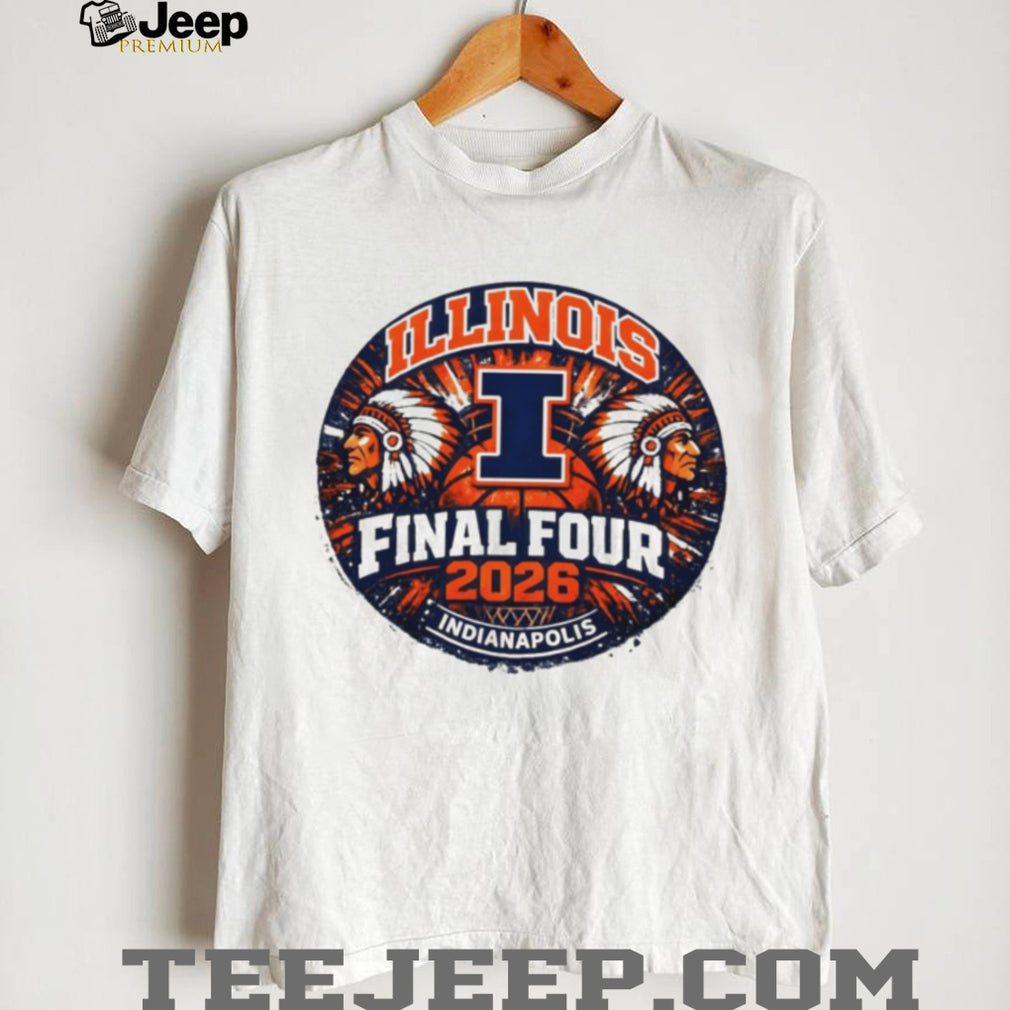 Illinois Fighting Illini Men’s Basketball Final Four 2026 Indianapolis T Shirt
