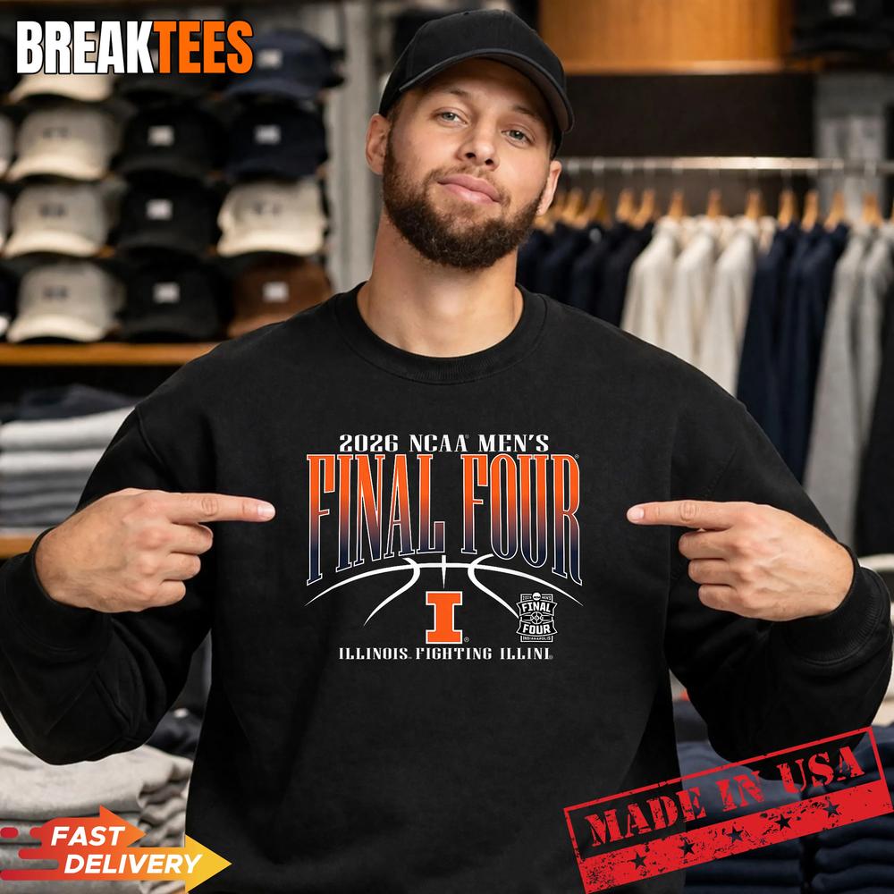 Illinois Illini Final Four 2026 Men’s Basketball T-Shirt