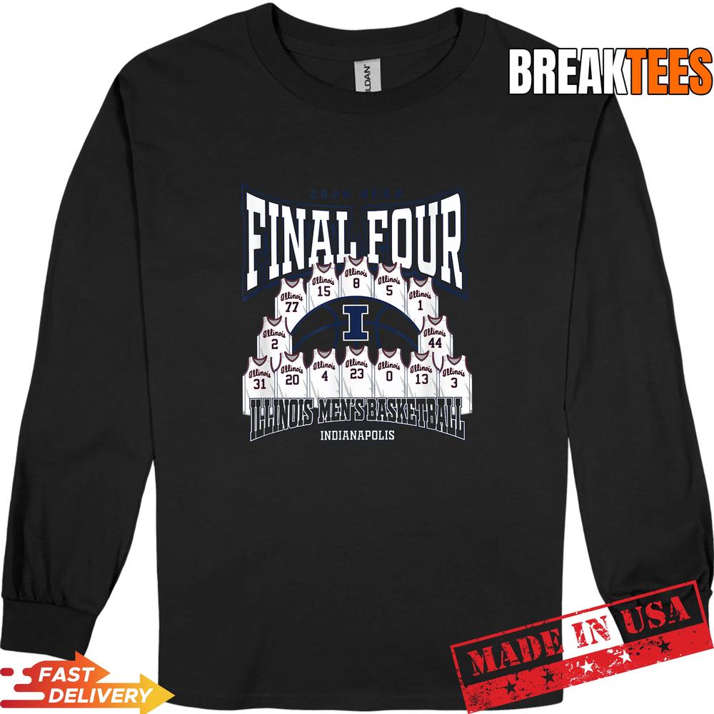 Illinois Men’s Basketball Final Four Jersey Madness Nil Shirt