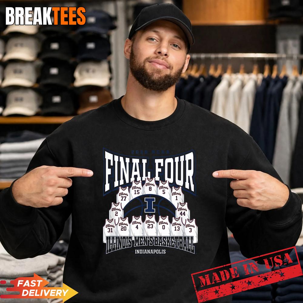Illinois Men’s Basketball Final Four Jersey Madness Nil Shirt