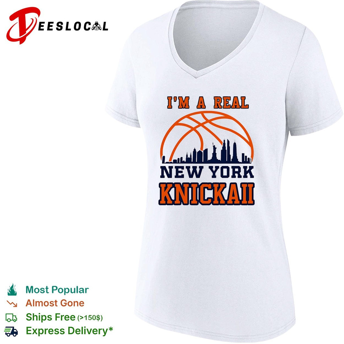 I’m A Real New York Knick Basketball Skyline 2026 shirt