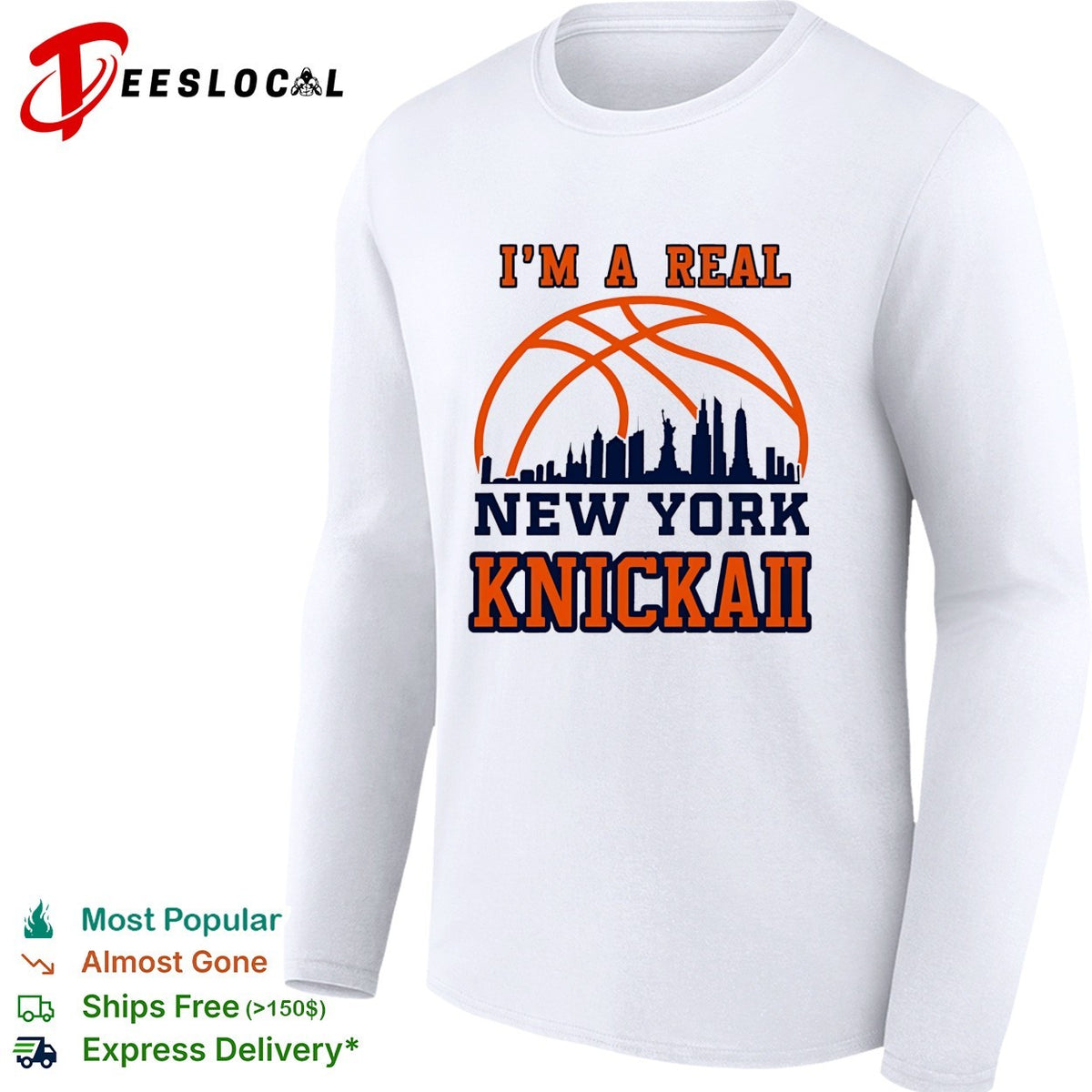 I’m A Real New York Knick Basketball Skyline 2026 shirt