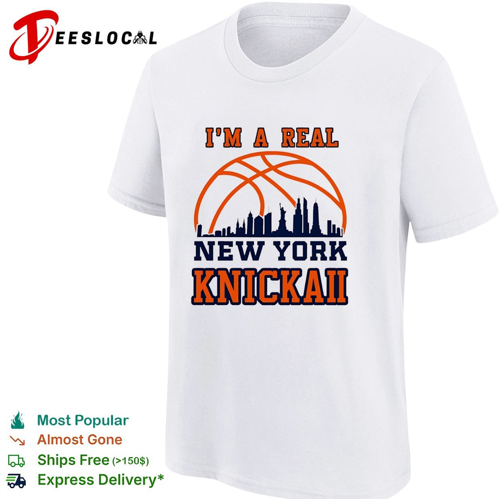 I’m A Real New York Knick Basketball Skyline 2026 shirt