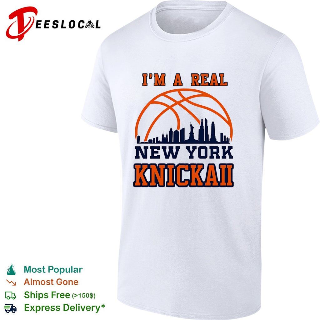 I’m A Real New York Knick Basketball Skyline 2026 shirt
