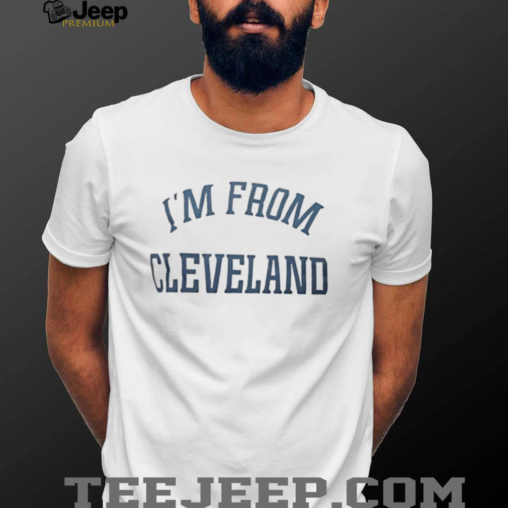 I’m From Cleveland Minimalist Hometown Pride Graphic T Shirt