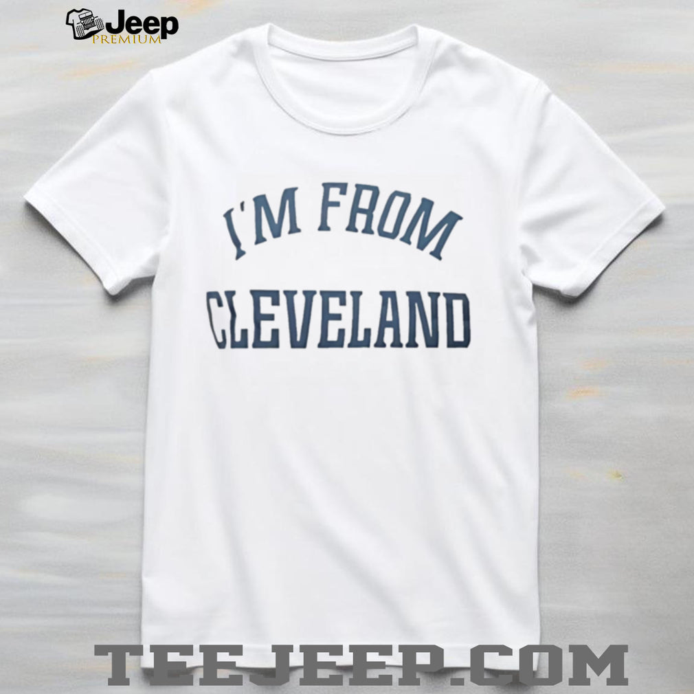 I’m From Cleveland Minimalist Hometown Pride Graphic T Shirt
