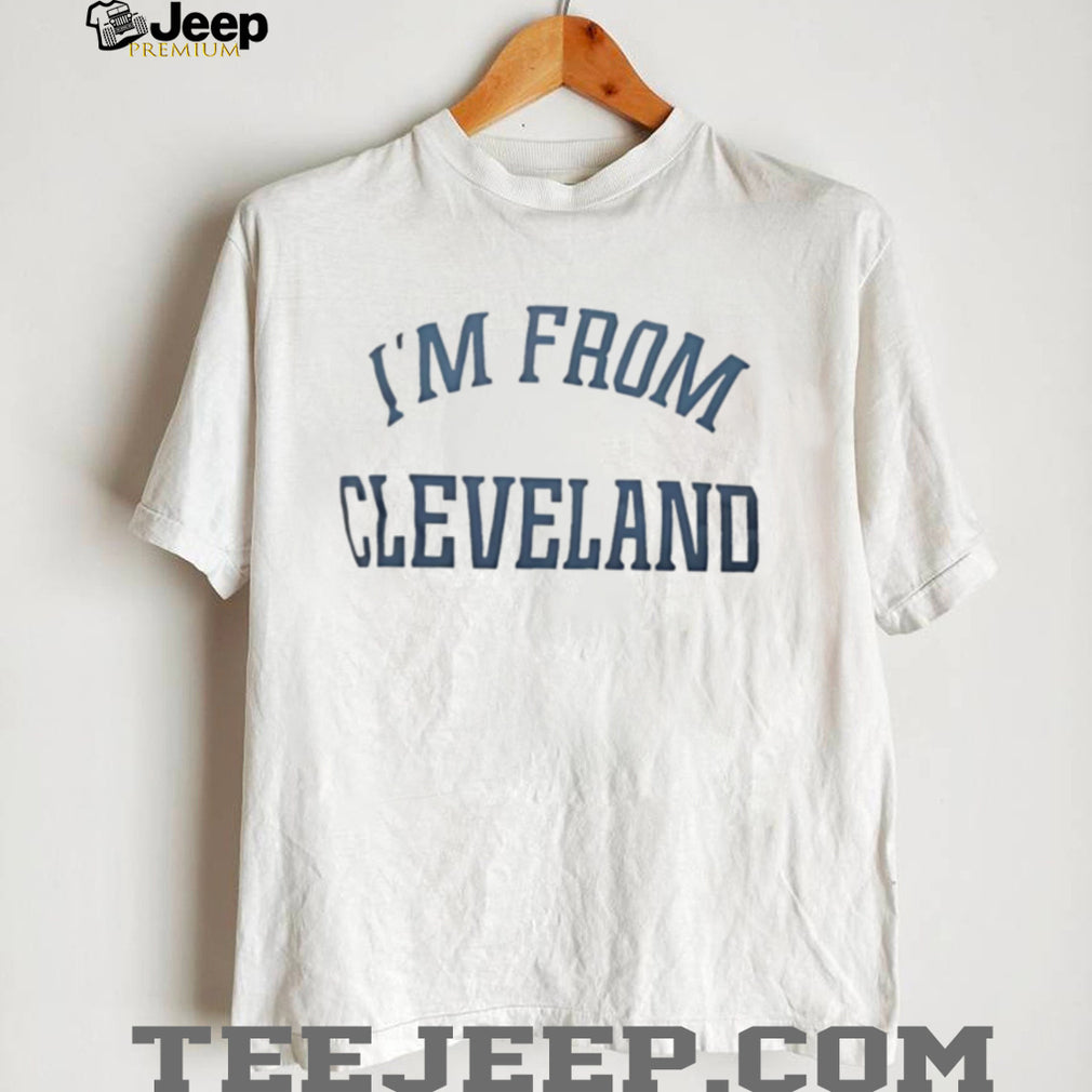 I’m From Cleveland Minimalist Hometown Pride Graphic T Shirt