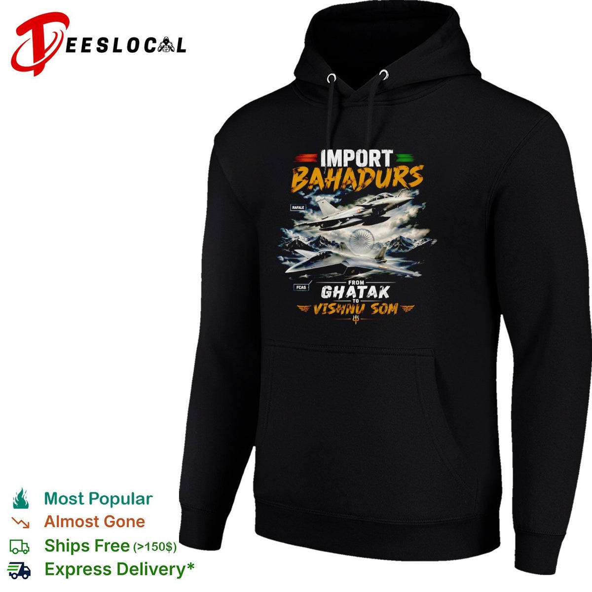 Import Bahadurs Rafale FCAS from Ghatak to Vishnu Som Indian Air Force fighter shirt