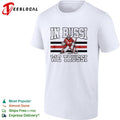 In Bussi we trussi hockey goalie graphic shirt