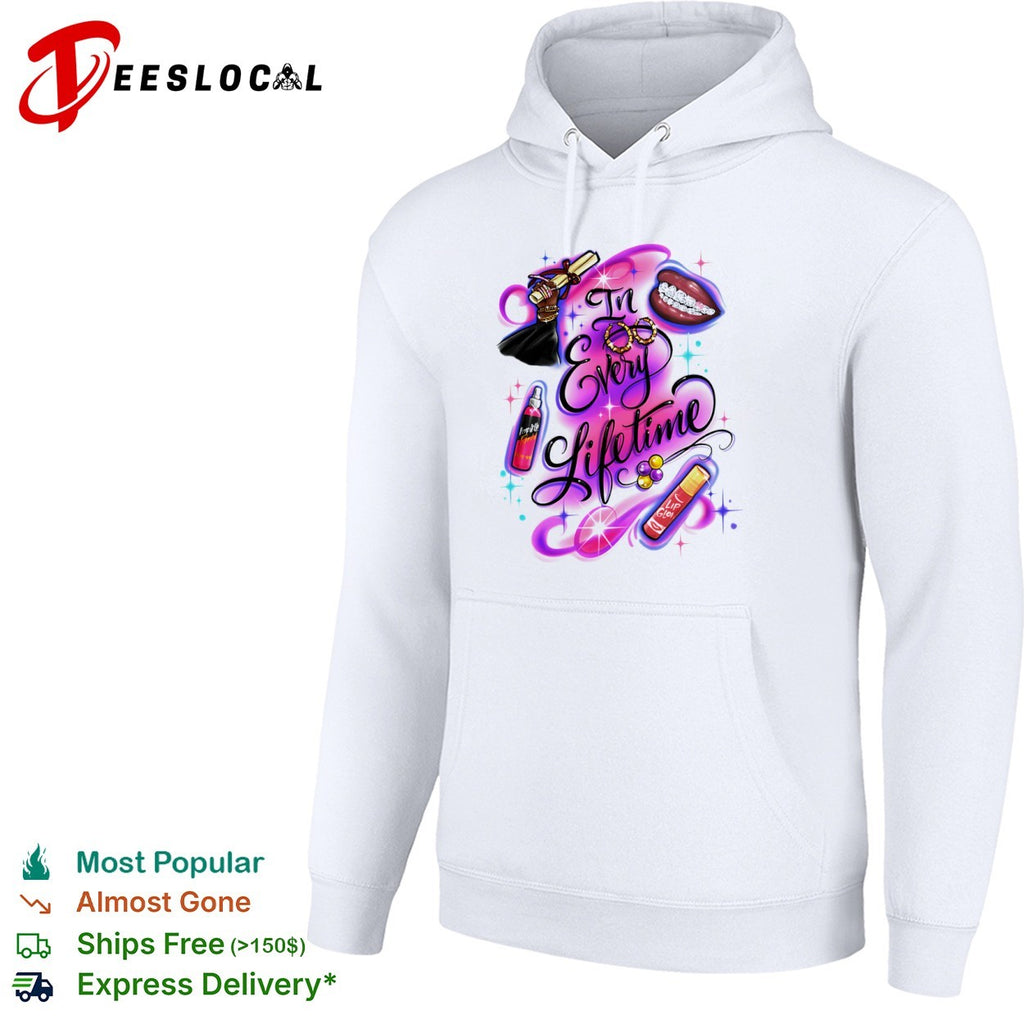 In Every Lifetime Pimp It Up Gold Lip Glow Graduation Black Girl Magic Aesthetic shirt