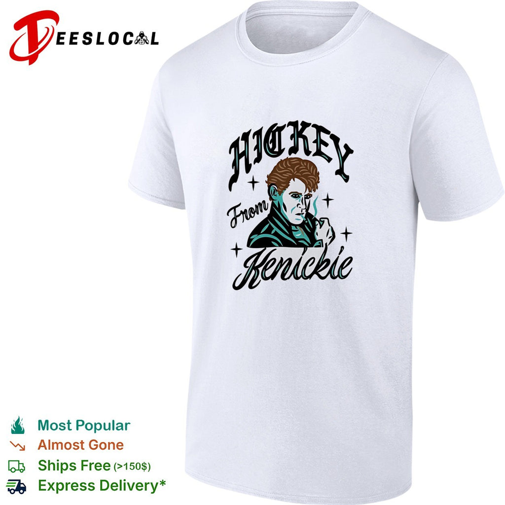 In Grease 1978 man smoking hickey from Kenickie shirt