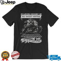 In Loving Memory Of My Sweet Sister Biker Skeleton Memorial T Shirt