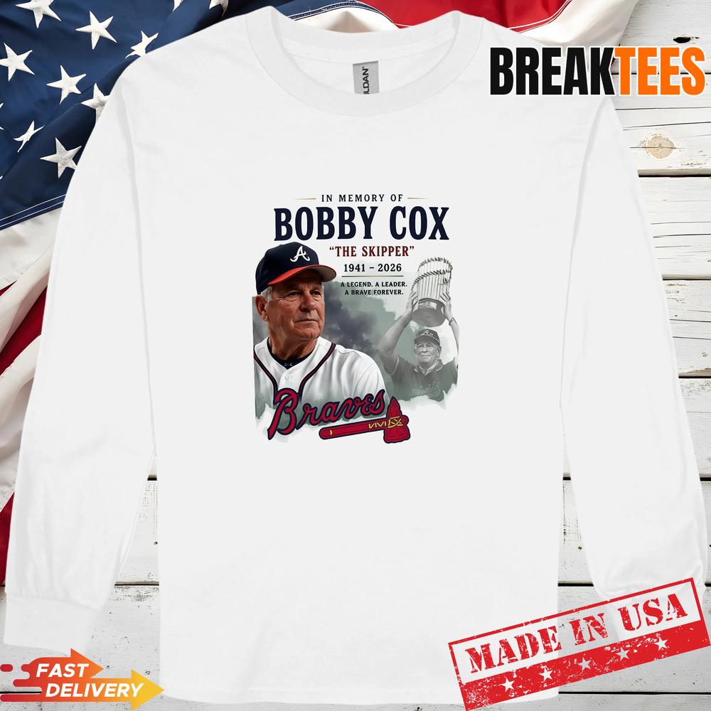In Memory Of Bobby Cox The Skipper 1941 – 2026 Atlanta Braves Baseball T-Shirt