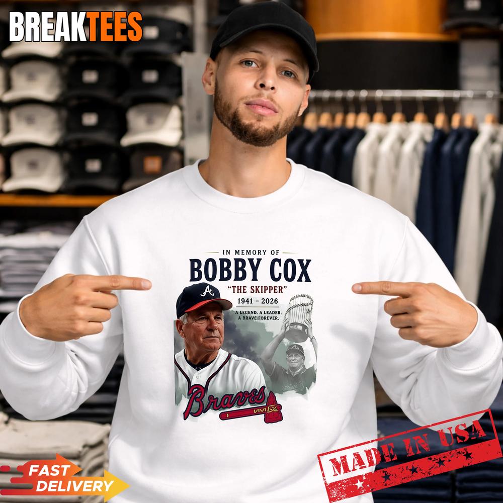 In Memory Of Bobby Cox The Skipper 1941 – 2026 Atlanta Braves Baseball T-Shirt