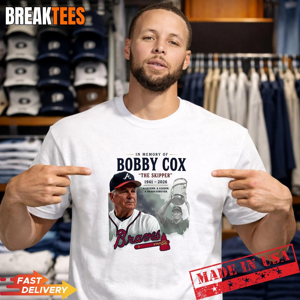 In Memory Of Bobby Cox The Skipper 1941 – 2026 Atlanta Braves Baseball T-Shirt