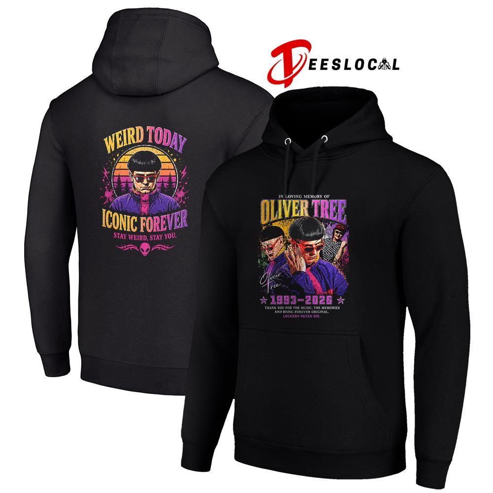 In loving memory of Oliver Tree weird today iconic forever stay weird stay you graphic shirt