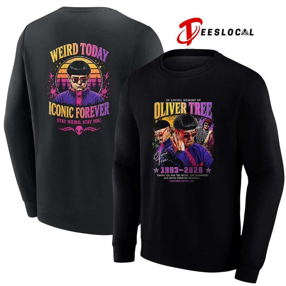 In loving memory of Oliver Tree weird today iconic forever stay weird stay you graphic shirt