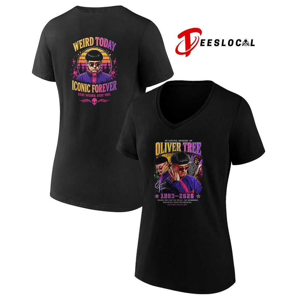 In loving memory of Oliver Tree weird today iconic forever stay weird stay you graphic shirt