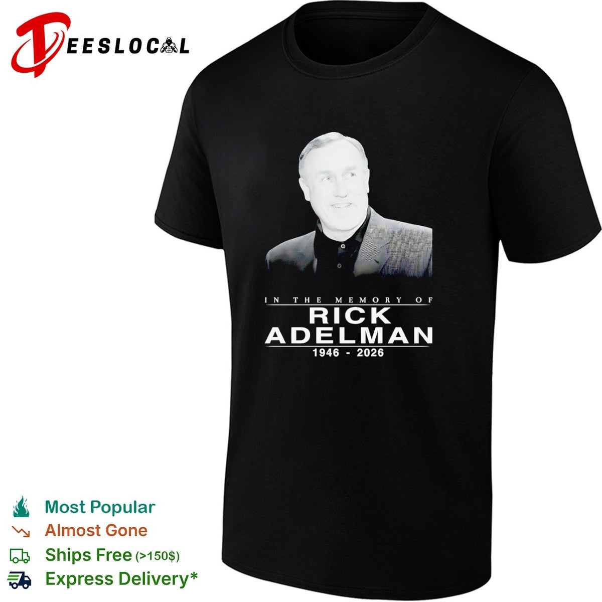 In the memory of Rick Adelman 1946 2026 NBA coaching tribute memorial shirt
