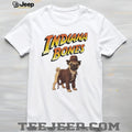 Indiana Bones Funny Pug Dog Indiana Jones Parody T Shirt