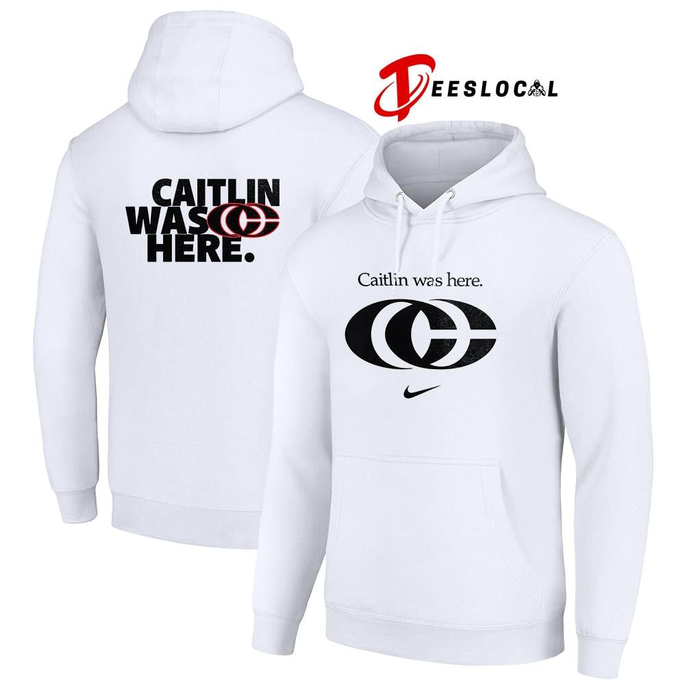 Indiana Fever Caitlin Clark Caitlin was here logo shirt