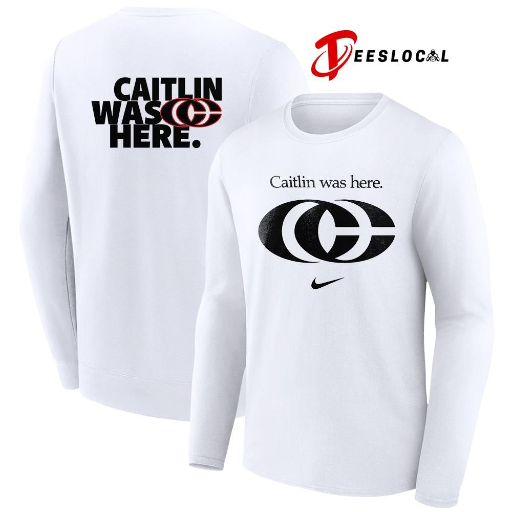 Indiana Fever Caitlin Clark Caitlin was here logo shirt