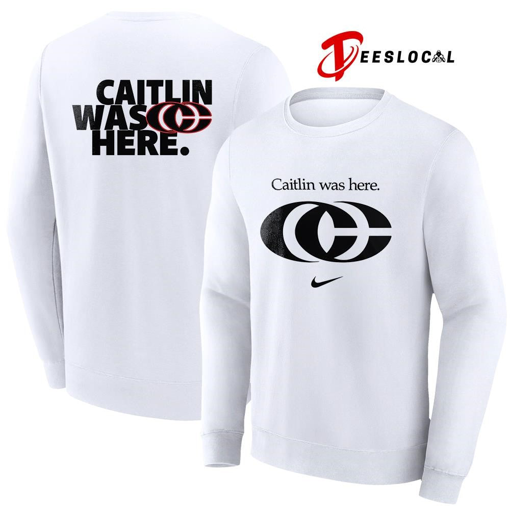 Indiana Fever Caitlin Clark Caitlin was here logo shirt