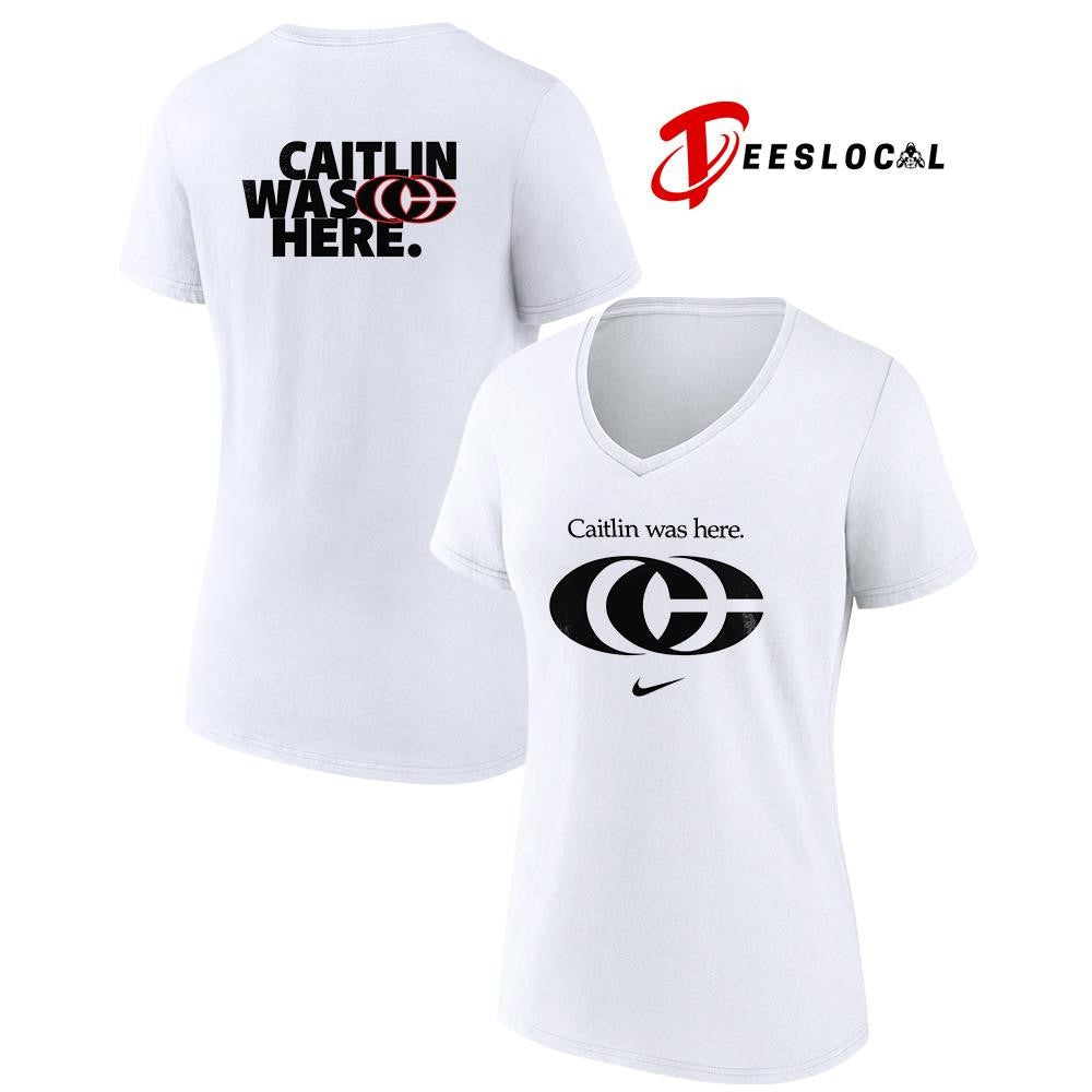 Indiana Fever Caitlin Clark Caitlin was here logo shirt