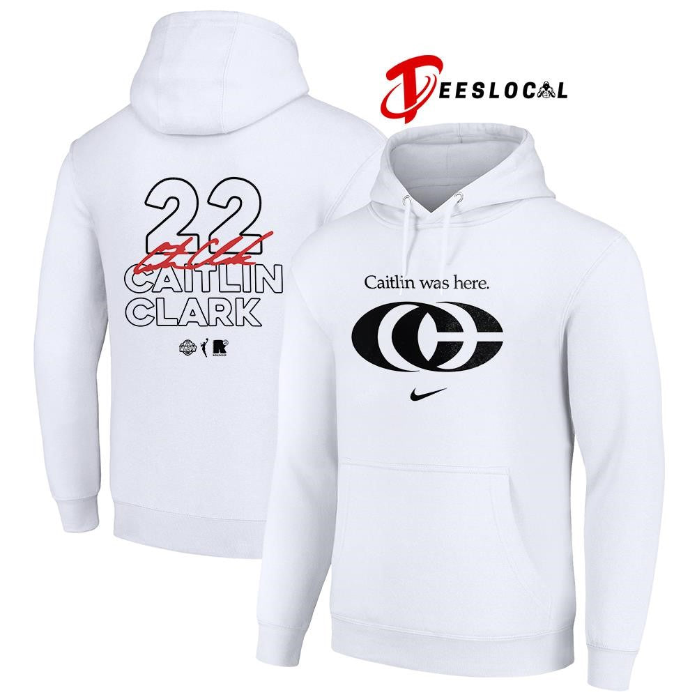 Indiana Fever Caitlin Clark Caitlin was here name and number signature shirt