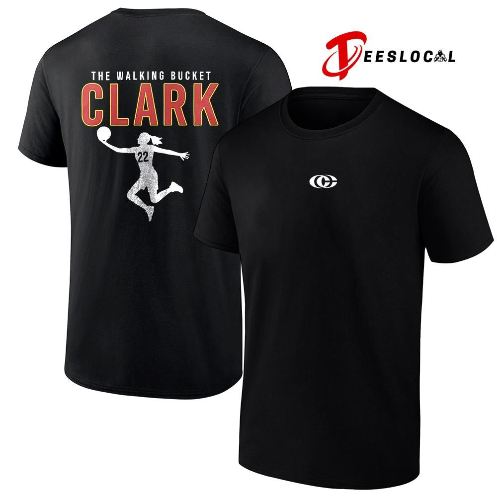 Indiana Fever Caitlin Clark the walking bucket Clark silhouette shirt