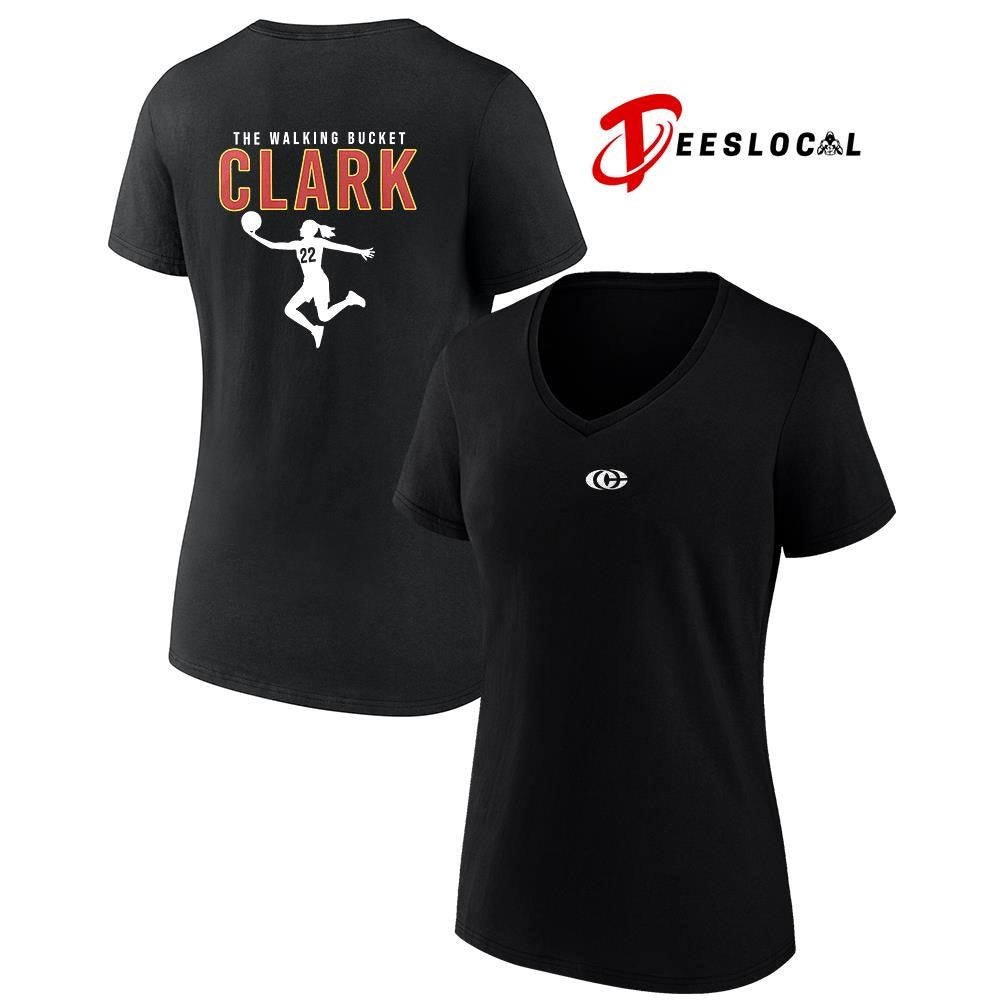 Indiana Fever Caitlin Clark the walking bucket Clark silhouette shirt