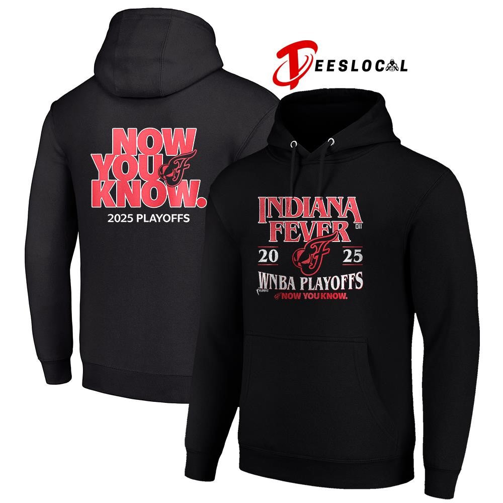 Indiana Fever Eastern conference of the WNBA playoffs now you know logo shirt
