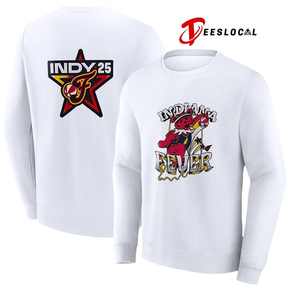Indiana Fever x Grateful Dead bear shirt