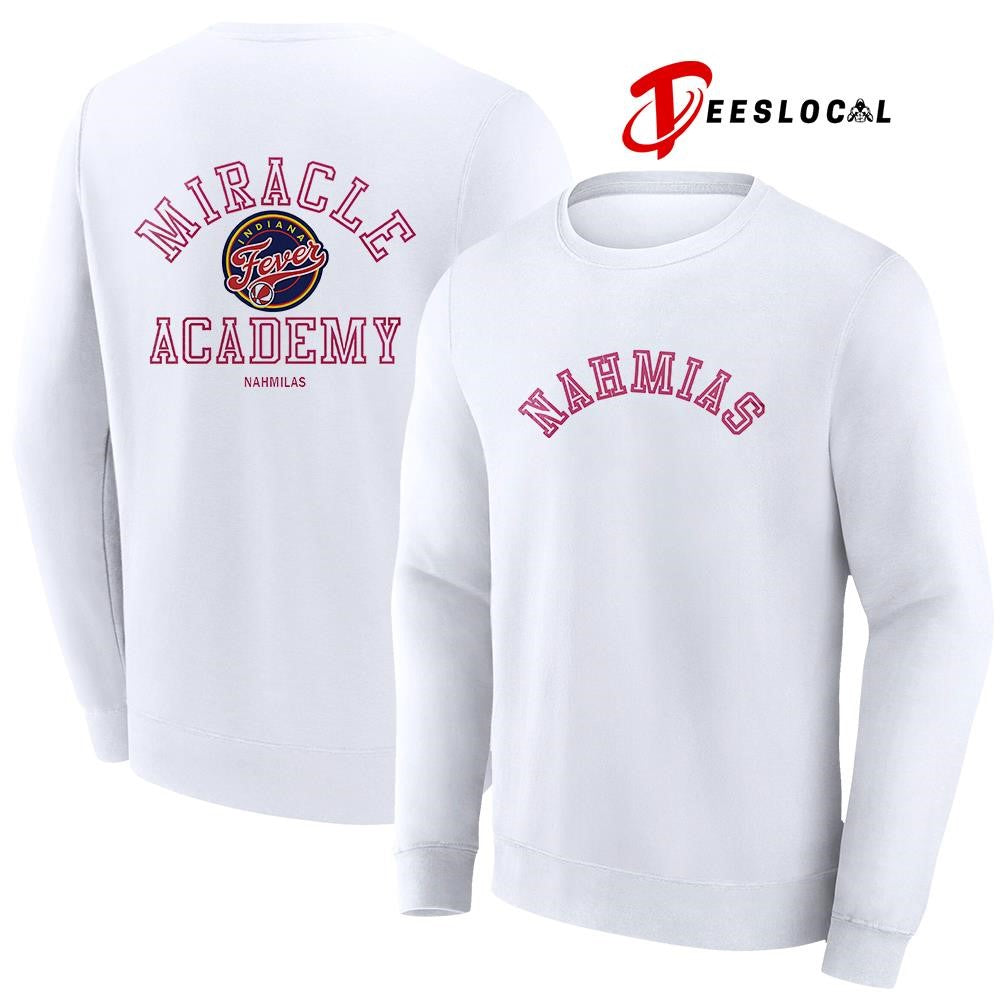 Indiana Fever x Nahmias miracle academy logo shirt