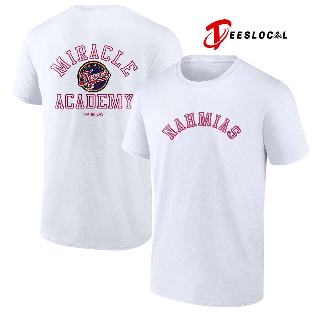 Indiana Fever x Nahmias miracle academy logo shirt