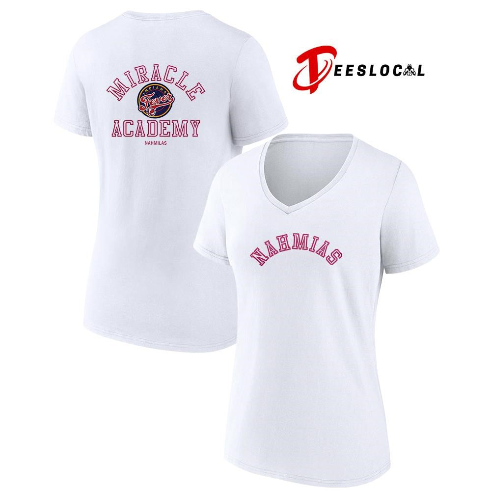 Indiana Fever x Nahmias miracle academy logo shirt