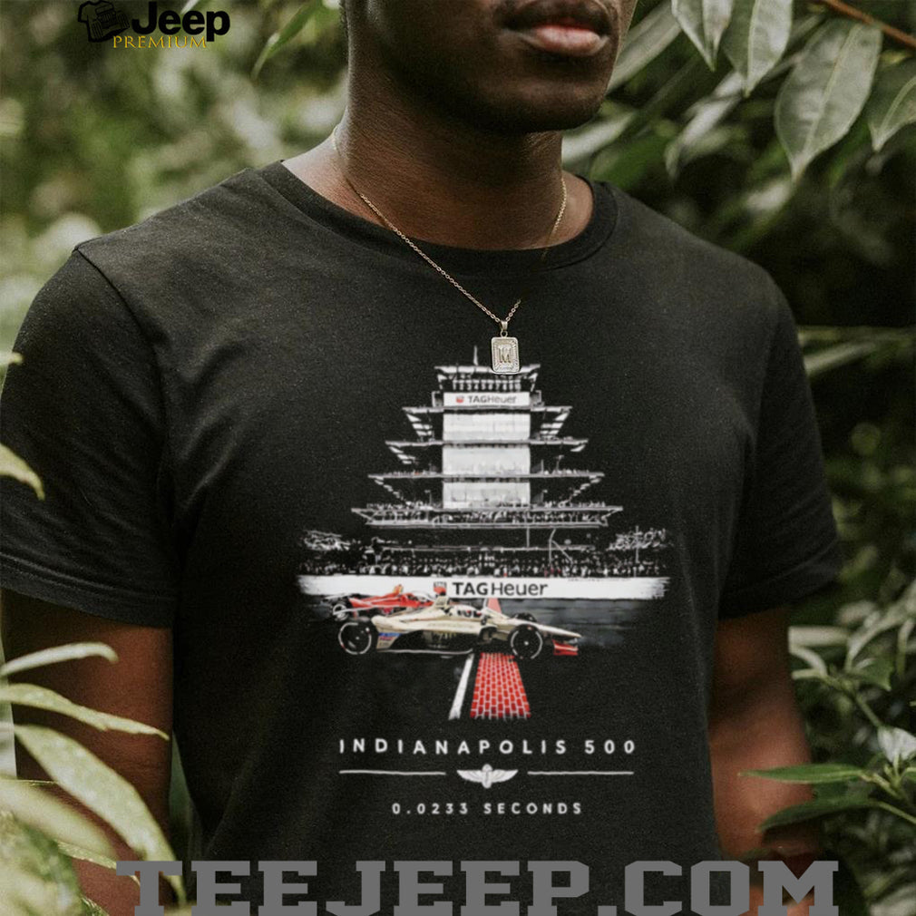 Indianapolis 500 Racing Track Finish Line Tag Heuer Speed Graphic T Shirt